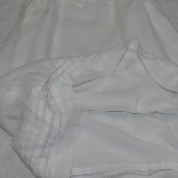 Ann Taylor LOFT Linen Slip Dress White Size 10P - Picture 7 of 12